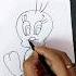How To Draw Tweety Tweety Drawing Shorts Drawing Art Tweety Bird Draw Art