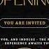 Grand Opening Invitation Card For Cafe
