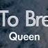 Queen I Want To Break Free MR Instrumental Lyrics Ver ZZang KARAOKE