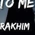 Rakhim Talk To Me Nice Lyrics