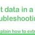 How To Extract Data In A NOM0200 For Troubleshooting