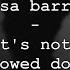 Nessa Barrett If It S Not You Slowed Down Unreleased