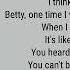 Taylor Swift Betty Lyrics