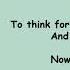 She S Out Of My Life By Michael Jackson Lyrics