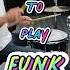 How To Play FUNK ON DRUMS Drum Lessons For Beginners Funk Music Drumless Funk Drumlessons