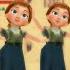 MMD Frozen 2 Banana Song X 2 Young Elsa Anna Olaf Funny Animation Cartoon Meme II Disney