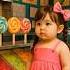 Cute Baby Girl Eats Lollipop Ai Lollipop Monkey Shorts