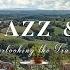 Sipping Coffee On The Balcony With Gentle Jazz A Sunlit And Overlooking The Tranquil Countryside
