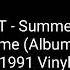 Gina T Summertime Summerime Album Version 1991 Vinyl Euro Disco