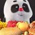 Bamboo Panda 熊猫班卜 Panda Eating ASMR Shorts Panda Eatingsounds Crabbengbengshrimptiaotiao