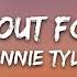 Bonnie Tyler Holding Out For A Hero Lyrics