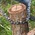 You Won T Believe This Wood Cutter S Chin Ultimate Strength Skill
