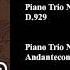 Franz Schubert Piano Trio No 2 In E Flat Major Op 100 D 929