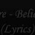 Jah Cure Believe Me Lyrics