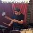 Drummer Uses Lamp As Cowbell