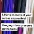 How To Organize Sarees How To Store Sarees Saree Hacks Saree For Teachers Day Sari Shorts