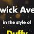 Duffy Warwick Avenue Karaoke Version From Zoom Karaoke