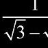 How To Rationalize The Denominator Use The Conjugate