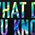 What Do You Know