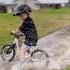 Playing A Game Of SPLASH In The Rain Balancebike Playoutside Parentchildbonding Kidsonbikes