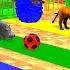 Paint Animals With Cow Cartoon Elephant Lion Bear Hippopotamus Animals Play Hide Seek Game