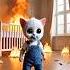 Fire Cat Tom Kotik Koshki Prikoly 2024 Cutecat Shorts