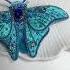 Брошь мотылек размер 9 5 на 5 5 см Brooches Butterfly Hendmade Fashion