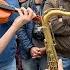 Crowd JOINS Singing In Italian Sarà Perché Ti Amo Karolina Protsenko Daniele Vitale Sax