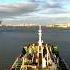 Netherlands Rotterdam Departure From HES Botlek To Maassluis Sun And Windy