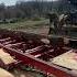 Turning A Skinny Log 2 Sawmill Heavyequipment Heavymachinery Woodworking Woodwork Wood Lumber