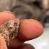 Gold And Red Particles Found Inside Hard Rock