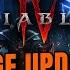 BIG DIABLO 4 UPDATE TODAY DUNGEON ESCALATION My Expectations