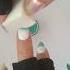 DIY Mint To White Ombre Nails How To Do Ombre With Sponge Shorts