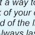 The Black Keys When The Lights Go Out Lyrics