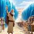 The Moment When Moses Parted The Sea Biblestories Salvation Deliverance