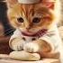 Cat Chief Making Eat Lion Beats Music Viralvideo Song CatChief ChefCat FunnyCats ViralVideo