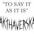 Makthaverskan To Say It As It Is Official Audio