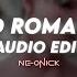 Bad Romance Lady Gaga Edit Audio