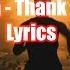 Lena Thank You LYRICS