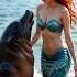 Tides Of Love A Mermaid S Seal Bond Mermaid Ocean Shorts