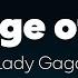 Lady Gaga The Edge Of Glory Lyrics