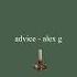 Alex G Advice Sped Up