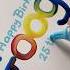 Happy 25th Birthday Google Shorts Nhuandaocalligraphy