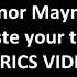 Conor Maynard Waste Your Time Lyrics Video