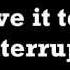 Hoodie Allen No Interruption LYRICS
