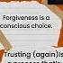 Broken Trust And Forgiveness In Relationships
