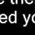 F R David I Need You Lyrics