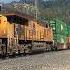Union Pacific ZG2LT Intermodal Train Norden CA Tunnel 41 The Big Hole Donner Pass UP 2661