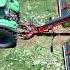Mowing Merging Chopping Coastal Bermuda Grass On A Dairy Farm Near Dublin Texas