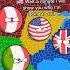 USA VS Canada Mexico UK WW3 In Nutshell Shorts Countryballs Usa